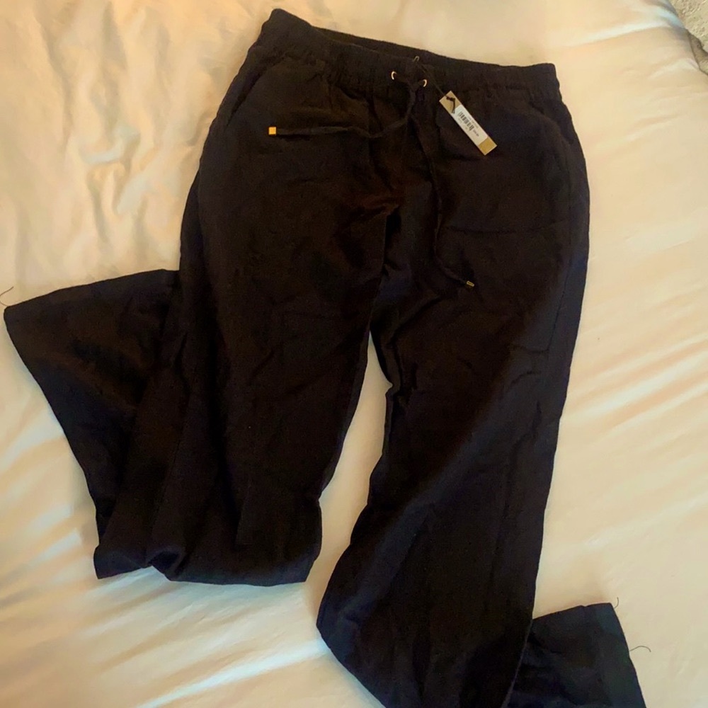 Black Linen Pants